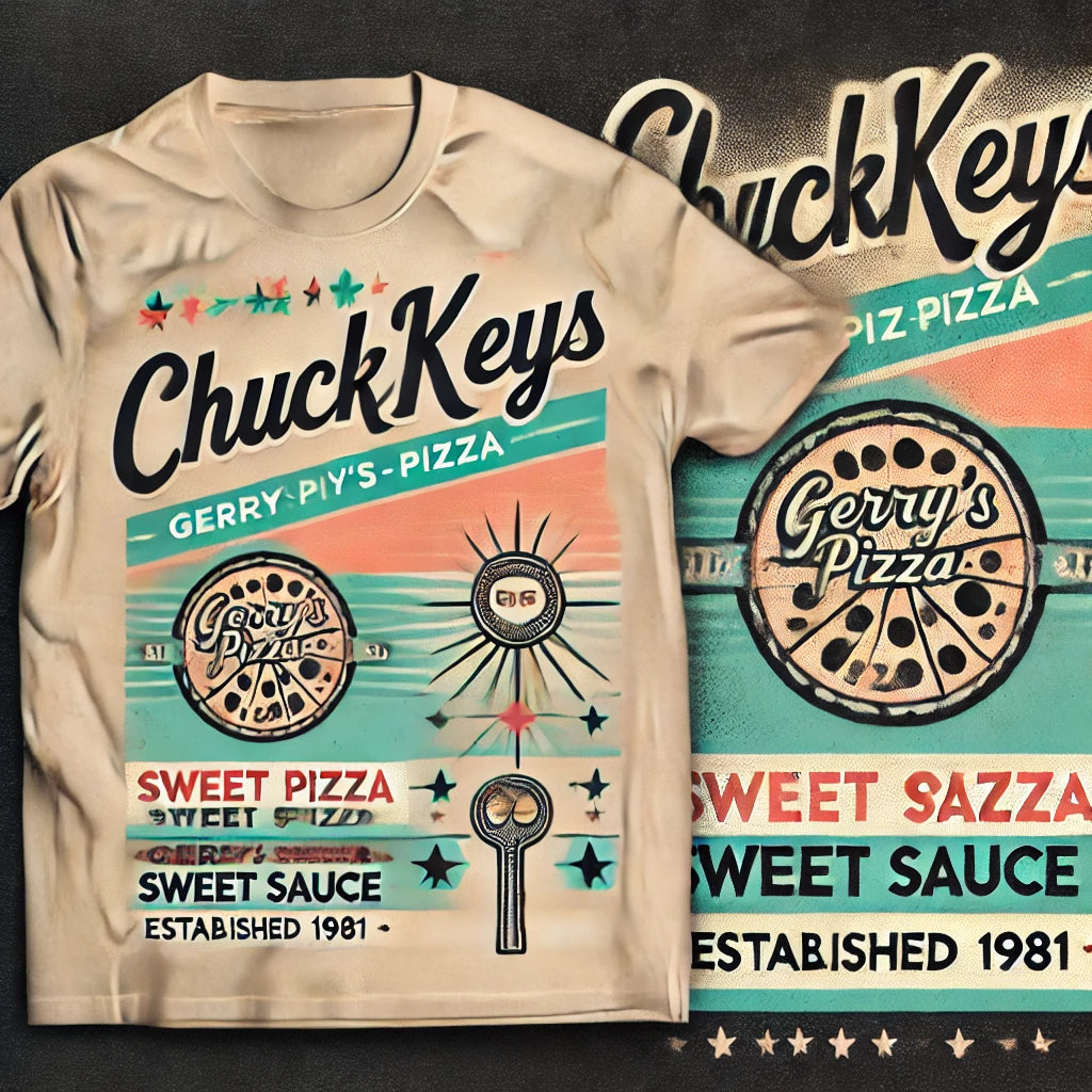 Gerry’s Pizza x ChuckKeys Retro Graphic Tee