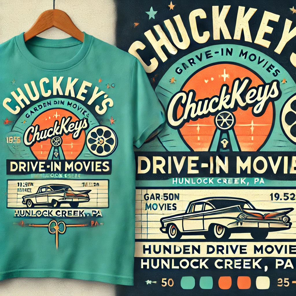 Garden Drive-In x ChuckKeys Retro Graphic Tee