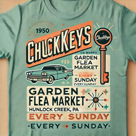 Garden Flea Market x ChuckKeys Retro Graphic Tee